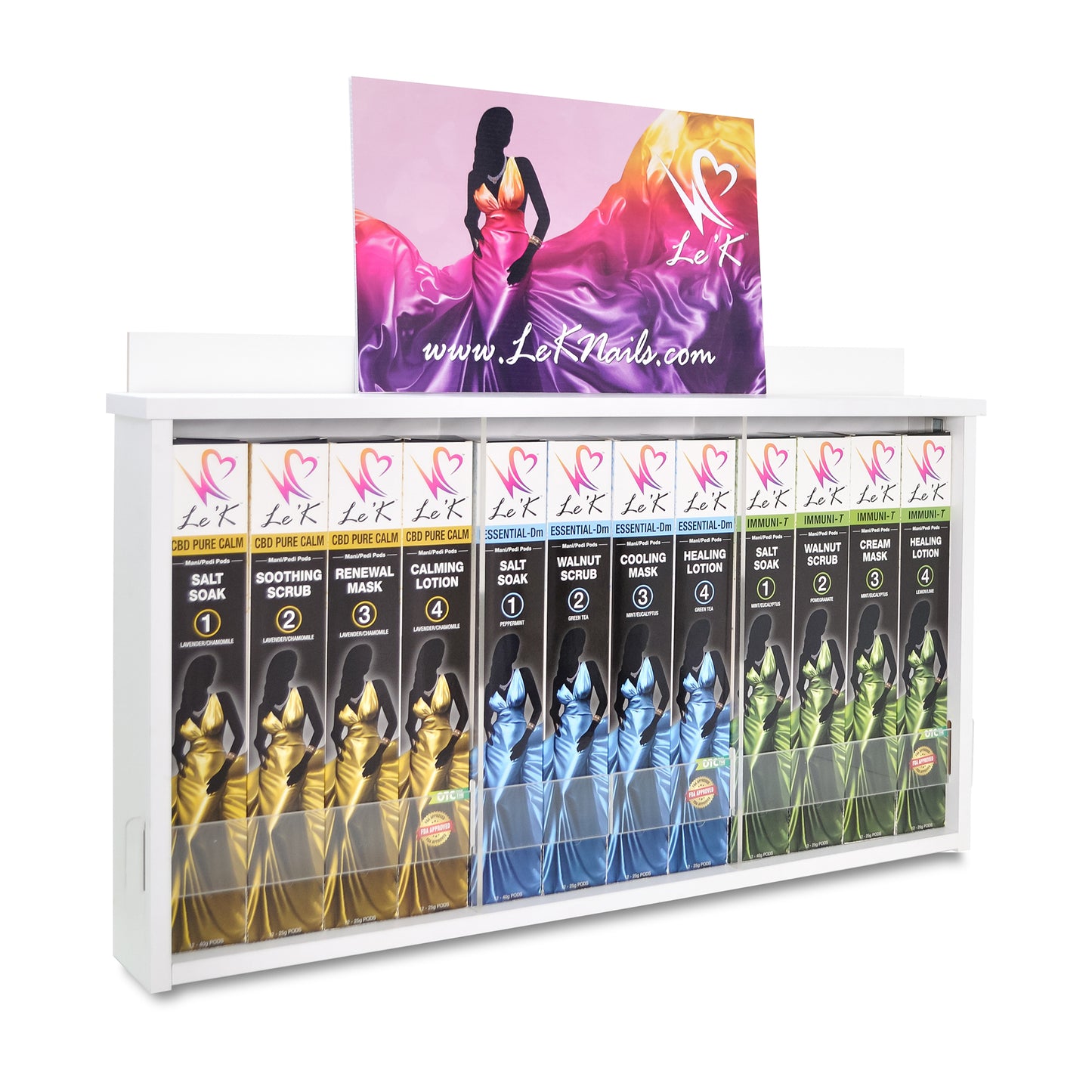 Le'K PODs Wooden Wall Rack