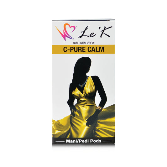 Le'K ManiPedi PODs - C Pure Calm - 4 Steps - Retail Pack