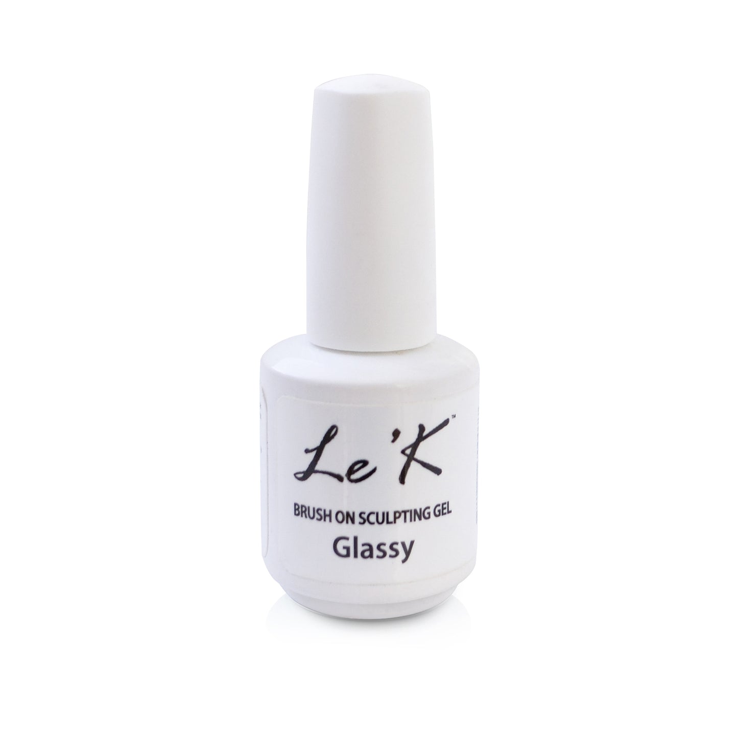 Le'K Brush On Sculpting Gel - Glassy 0.5 oz