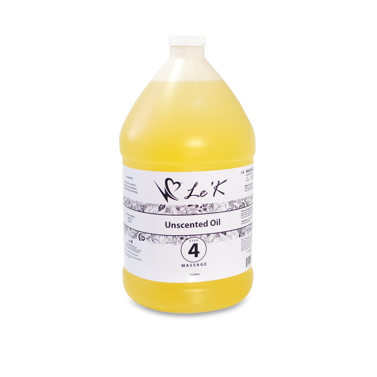 Le'K Herbal Spa - Step 4 - Massage Oil Base - 1 Gal