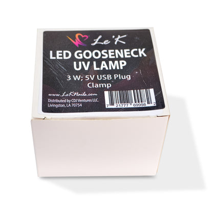 Le'K LED Gooseneck UV Lamp