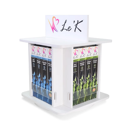 Le'K PODs Wooden Counter Spin Rack