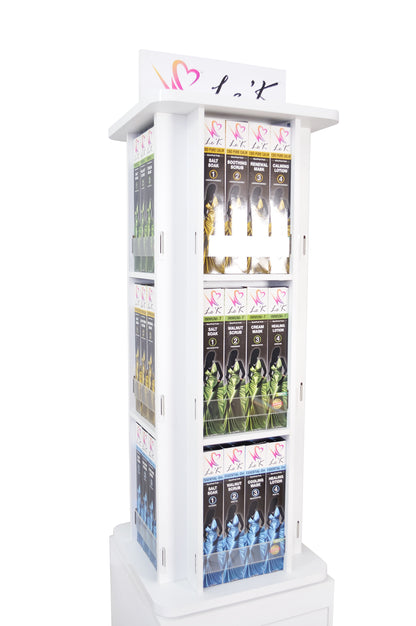 Le'K PODs Wooden Rotary Stand Rack